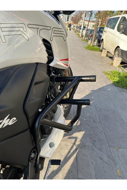 Tvs RTR200 uyumlu Ön koruma demiri(Siyah)