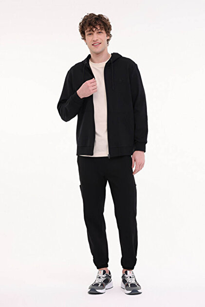 Lumberjack Mb Sn72 Fz Hod 5Fx Siyah Erkek Sweatshirt A101939604