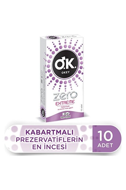 Prezervatif Zero Extreme 10 Adet-