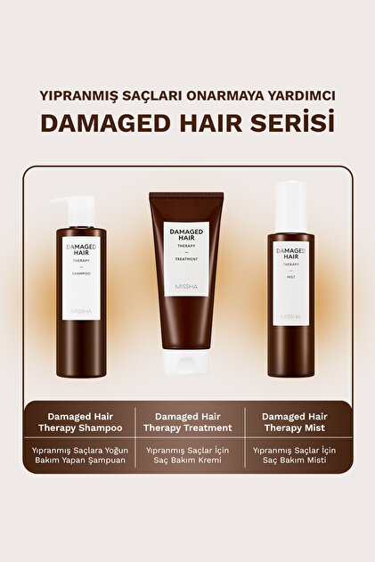 Missha Yıpranmış Saçlar İçin Saç Bakım Misti Damaged Hair Therapy