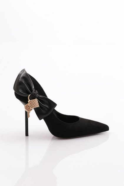 4537 Women's Heeled Shoes Black Calf