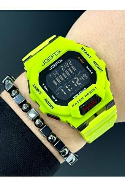 Skmei Skmeı 1335 Retro Tarz Altın Renk Dijital Erkek Kol Saati