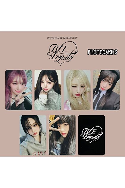 Kpop Dünyasi IVE '' Empathy '' Photocards Set And Us Ver. - Fiyatı