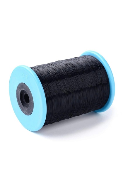 0.45 mm Black Hard Fishing Line Bag Accessory Jewelry Making Fishing Line 400-450 Meters