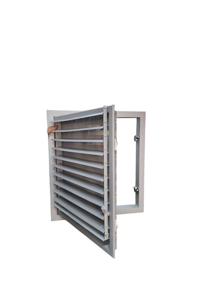 Concealer Cover Bathroom Grille Aluminum White Interior Grille 40X40