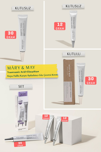 mary & may tranexamic acid+glutathion göz çevresi kremi gr reviews L-Glutathion - reduzierte Form aus natürlicher Fermentation - 300 mg pro  Tagesdosis (1 Kapsel) - 60 Kapseln - von Unimedica,  Nahrungsergänzungsmittel mit L-Glutathion main image 0