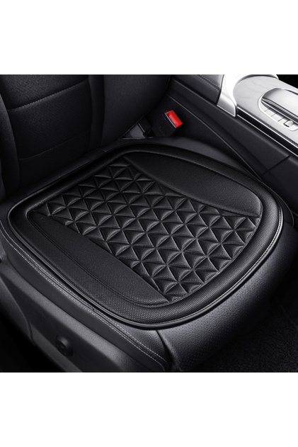 Black front pad 1pc 3D Breathable Car Seat Cover Summer Car Seat Cushion Convex Design for Heat Diss
