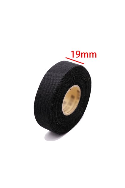 15M 19mm 15 Meter Heat-resistant Flame Retardant Tape Adhesive Cloth Tape For Car Cable Harness Wiri