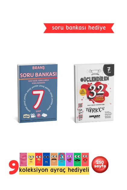 Pembe Yayınevi Ankara Yayıncılık 7. Sınıf Güçlendiren 32 Haftalık
