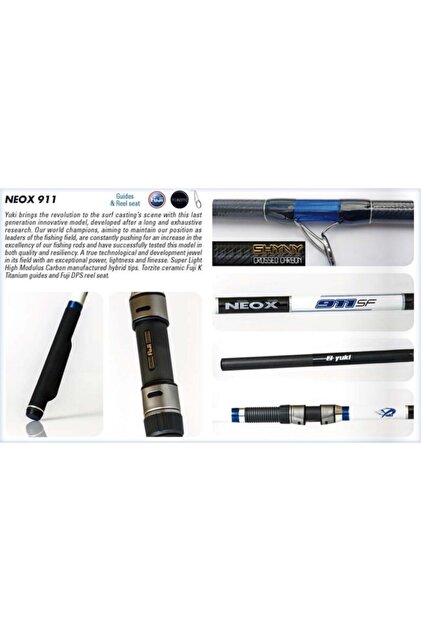 Yuki Yukı Neox 911 450cm 100-250gr Atarlı Surf Kamış - Fiyatı