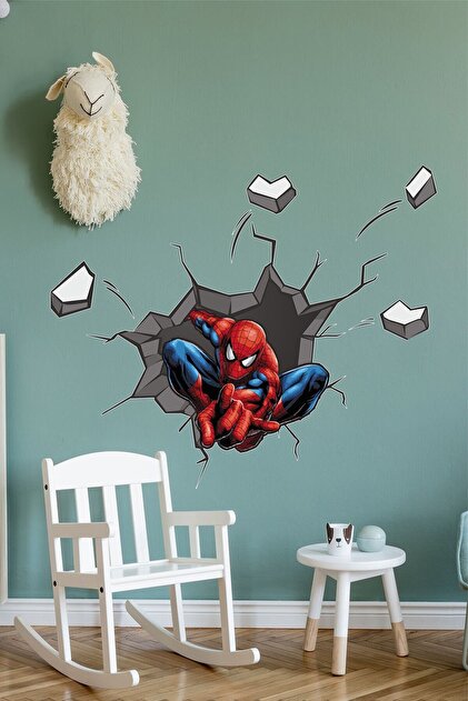 3D Spiderman Wall Sticker Set