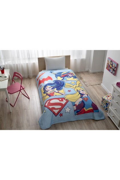Single Licensed Dc Supherhero Girls Blanket 71120821 160X220 cm
