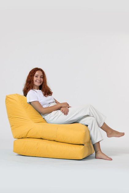 Siesta Açılır Koltuk Yatak Sarı