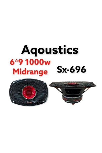 Genel Markalar -696 1000w 6x9 Mıdrange Oval Oto Hoparlör Sx-696