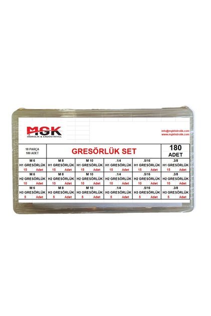 Mgk Gresörlük Seti (180 Adet)