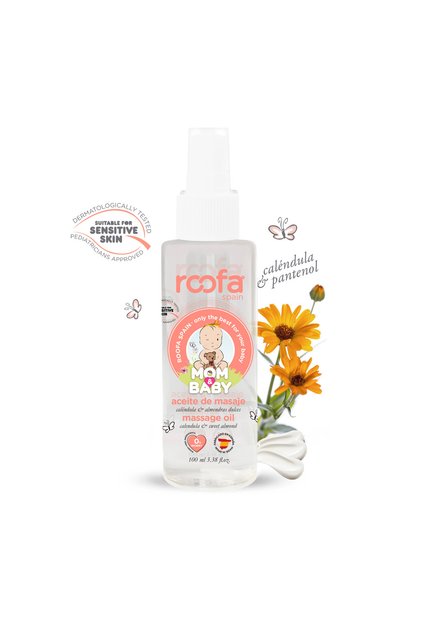 Natural Massage Oil With Sweet Almond For Newborns & Babies With Sensitive Skin 100ml