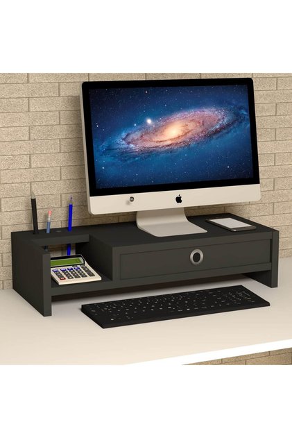 Mi̇ra Monitor Raiser Black Shelf