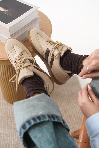 Garantili Agnus Günlük Ortopedik Kadın Sneaker Spor Ayakkabı