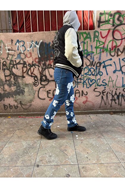 viking's line Siyah Baggy Denim Tears - Fiyatı, Yorumları