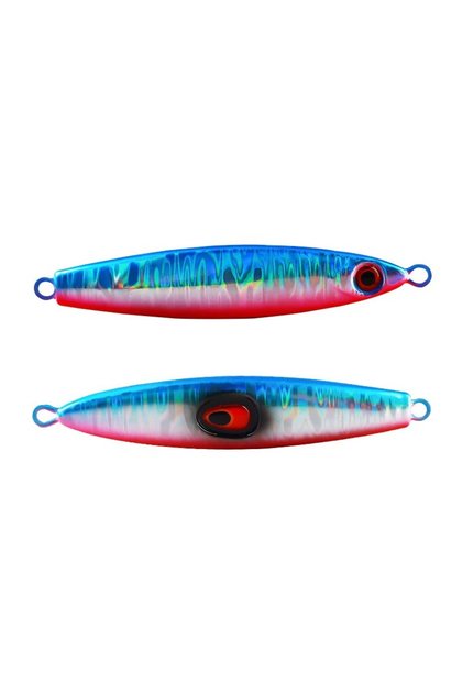 40g Blue Pink TAIYU Sea Fishing Jigs Lure 40g Metal Jigging Lures 3D Eyes Sinking Wobblers Laser Pai