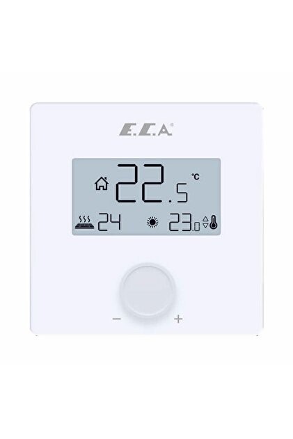 Dijital Yerden Isıtma Oda Termostatı-Beyaz- KABLOLU-D230VT14-601021047
