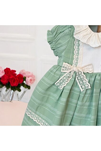 Cumino Green Baby Dress | Eid Baby Dress | Casual Baby Dress | First  Birthday Baby Dress- Trendyol