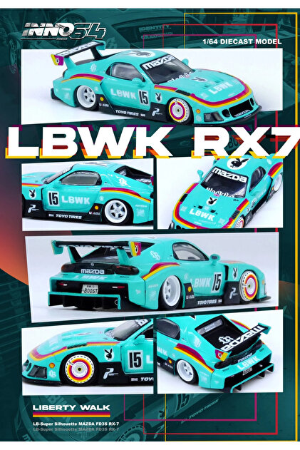 Inno 64 LBWK Mazda RX-7 (FD3S) LB – 1:64 Ölçek Model Araba