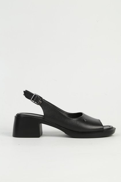 Black Women's Heeled Shoes Pc-54614