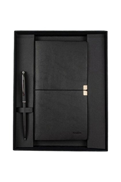 Scrikss SD700-1 TOLEDO PREMIUM A5 SİYAH DEFTER & KNIGHT 88 MAT