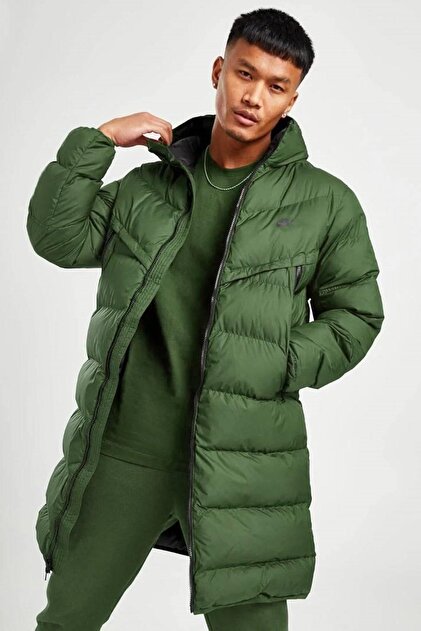 Nike Storm Fit Primaloft Filled Full Zip Khaki Parka Erkek Uzun