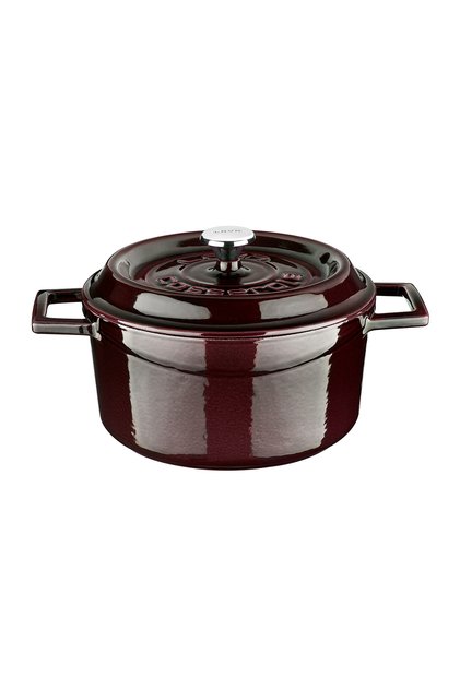 Trendy Premium Series Iron Cast Deep Pot 20 cm Majolika Purple Akyüzhome