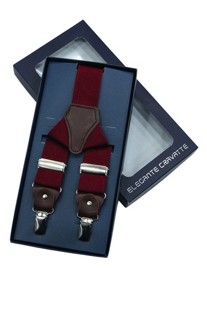 Burgundy Color Luxury Salopet Trouser Hanger