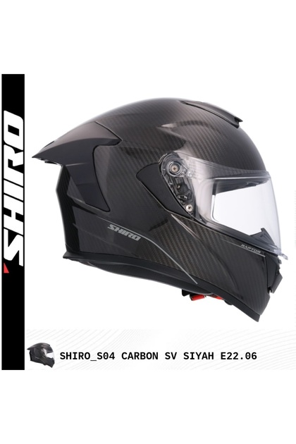 Shiro MOTOTEZ SHİRO SV04 RAPTOR CARBON FULL FACE (KAPALI
