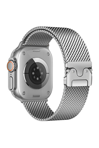 tekno grup Apple Watch Ultra 49mm Zore KRD-121 Metal Hasır Kordon