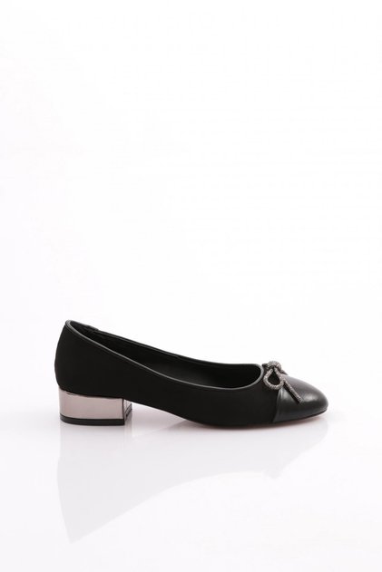 Bow Decorated Women's Ballerina Flats Black 3445535
