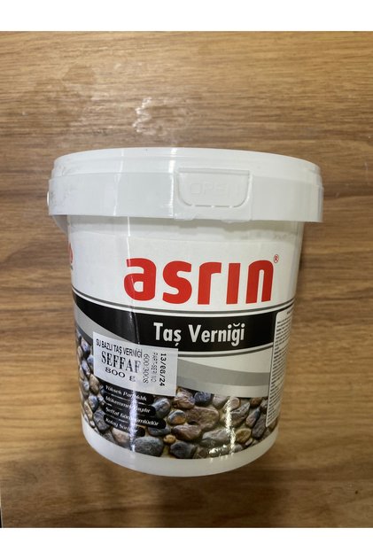Asrın su bazlı taş verniği şeffaf 2.7 kg