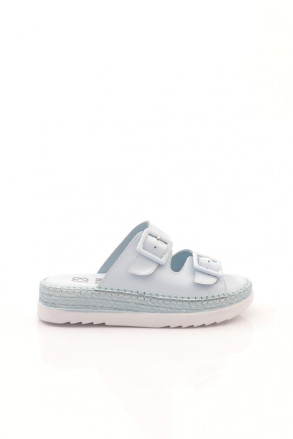 2039 Women's Adjustable Slippers with Belt Detail