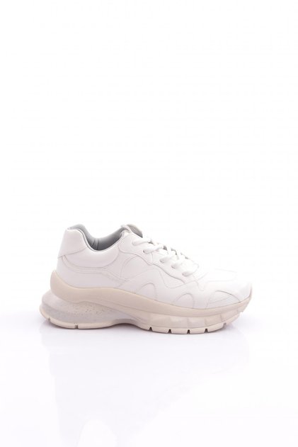 Kadın Mega Kalın Taban Sneakers Ayakkabı Beyaz 662413138