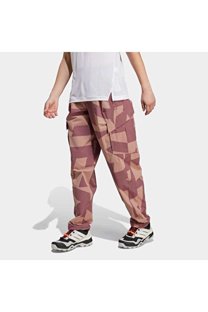 adidas Terrex Xploric Printed Kadın Pembe Pantolon (JE9430