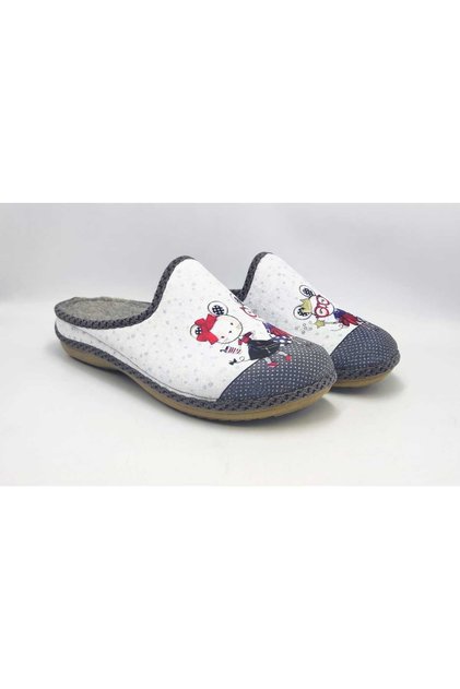 WOMEN'S SLIPPERS CAT PRINTED SABO SLIPPERS