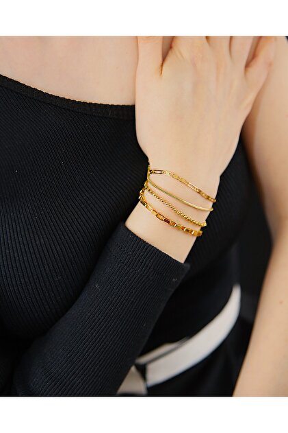 Steel Bracelet Set of Four Snake Box Alora Grace Stellar Grace – Charming Sparkle