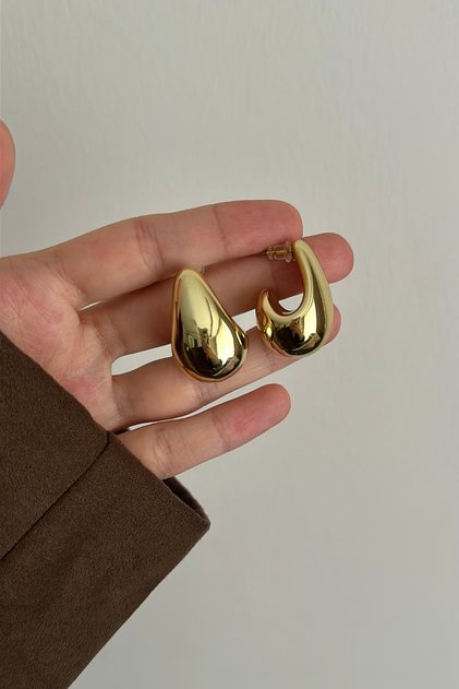 Tear Drop Model 2-Piece Earrings