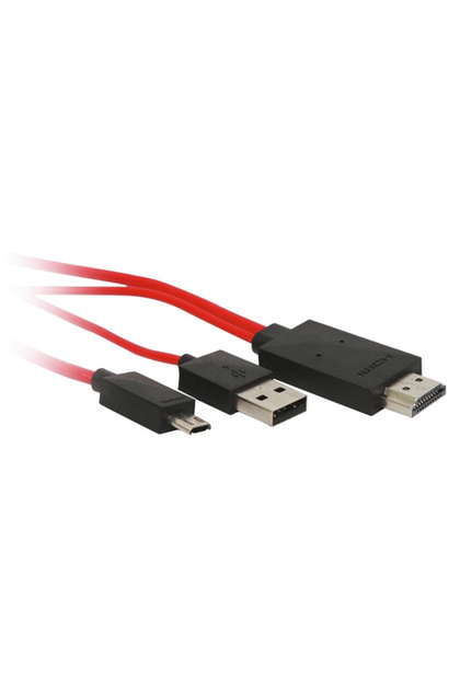 PM-32017 MHL To HDMI Görüntü Aktarıcı Kablo 1080P Full HD Destekli