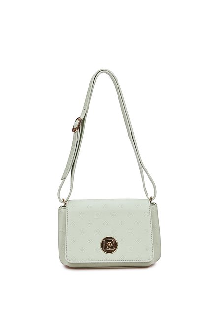 Women's Water Green Print Shoulder Bag 05Po25Y1886