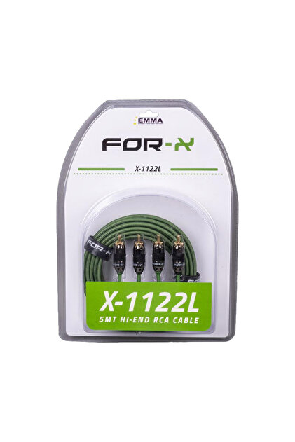 For-X FORX X-1122L 2 RCA + 2 RCA BAKIR 5 METRE KABLO - Fiyatı