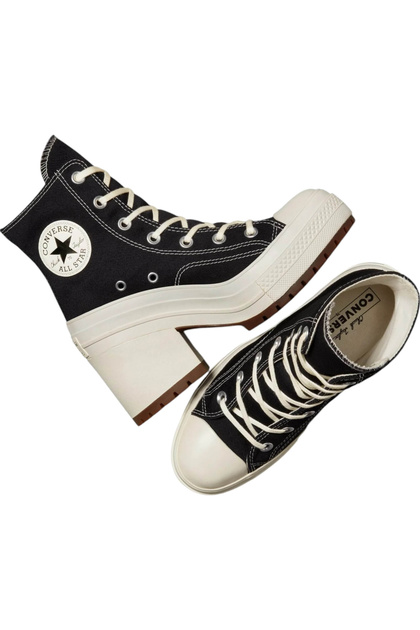 Converse Chuck 70 De Luxe Heel Black Men Unisex Platform High-Heels A05347C CONVERSE CHUCK 70 DE LUXE HEEL A05347C Black main image 4