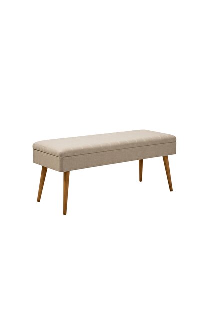 Vivense VİNA KUMAŞLI SANDIKLI BENCH, ATLANTİK KREM, 1005 - Fiyatı