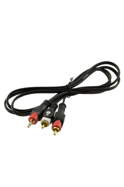 Gold Tip 2 Rca Male + 3.5 mm Stereo Male 1.5 Meter Intermediate Cable