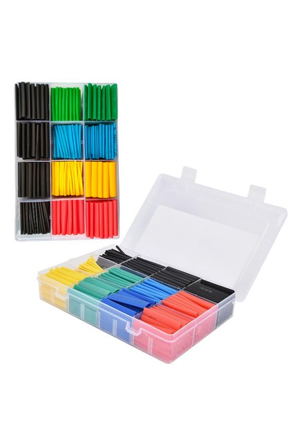 Pm-23811 530 Pieces 12 Size Set Heat Shrink Tubing