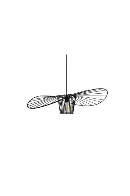 AYŞİN ŞAPKA ENDÜSTRİYEL AVİZE, SİYAH ÇAP 70 CM